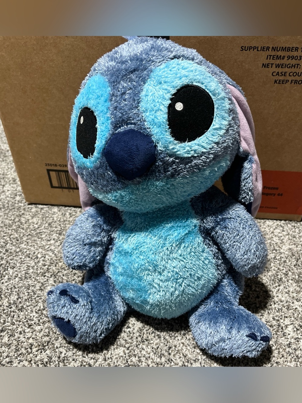 Disney Parks Stitch Weighted Plush with Removable Pouch Sensory Relief Support
